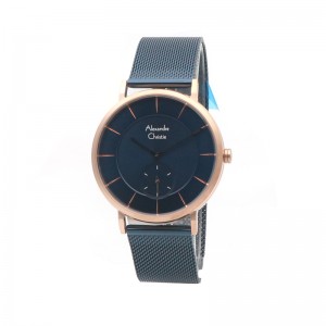 Alexandre Christie AC 8586 Rosegold Blue Man MSBURBU